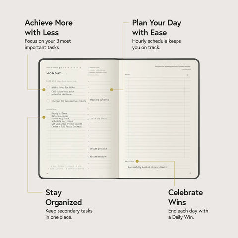 Full Focus Planner - Leather - Annual Subscription - One Shipment Per Year