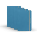 Full Focus Planner - Leather - Quarterly Subscription - One Shipment Per Quarter, featuring multiple planners in blue covers.