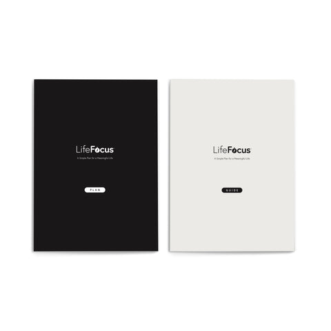 LifeFocus Companion Pack: Workbook and Final Plan Book