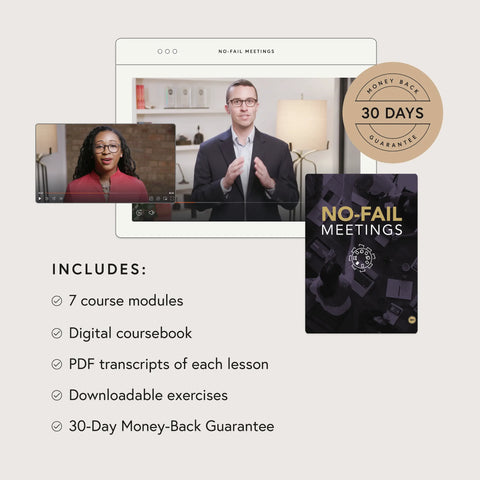 No-Fail Meetings Course - 1-Year Access