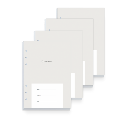 Full Focus Wellness Planner - Loose Leaf Inserts - Annual Subscription - One Shipment Per Year