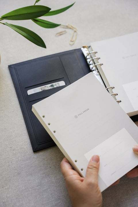 Full Focus Planner - Loose Leaf Inserts - Annual Subscription - One Shipment Per Year - Full Focus