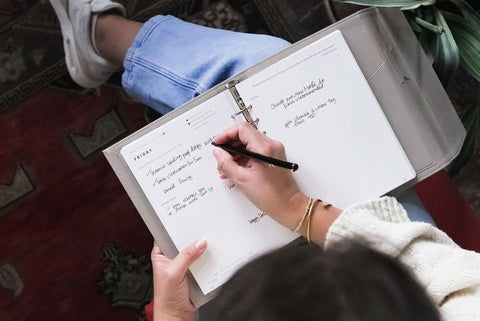 Loose Leaf Vegan Leather Binder - Full Focus