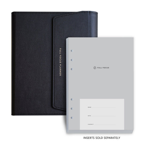 Loose Leaf Vegan Leather Binder - Full Focus