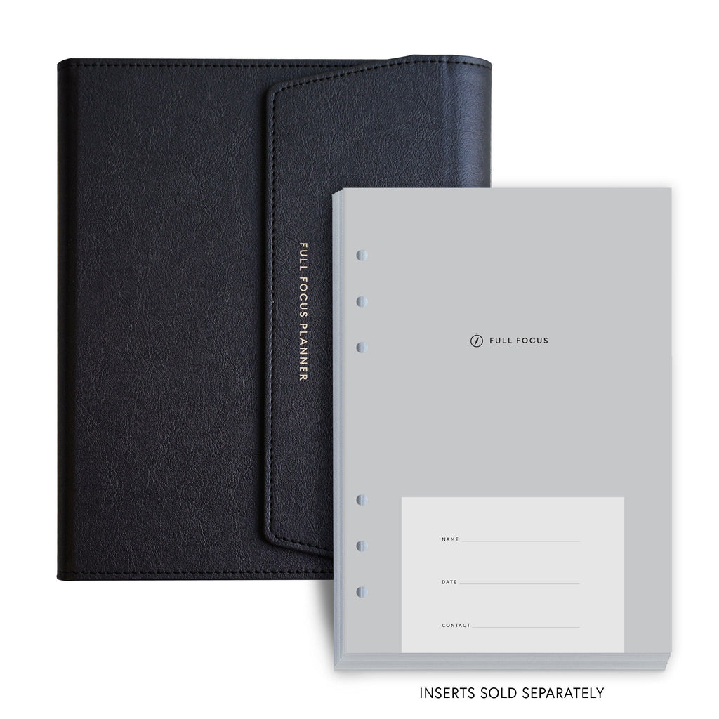 Loose Leaf Vegan Leather Binder - Full Focus
