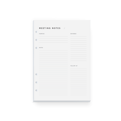 Meeting Notes Desk Tool - Full Focus
